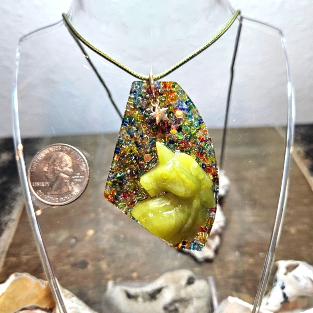 Jade Unicorn Necklace
